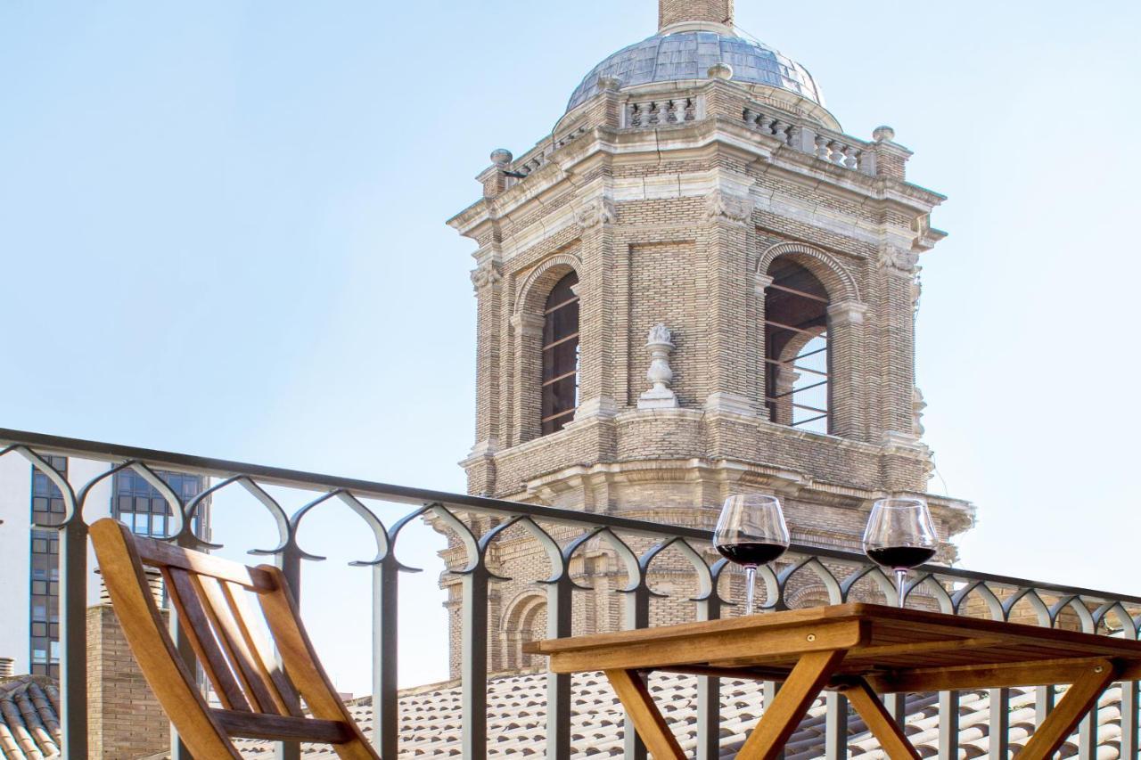 Apartamento Con Vistas En Centro Historico Saragozza Esterno foto